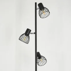 Lampadaire Verbania Noir, 3 lumières