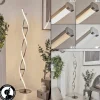 Lampadaire Wellington LED Acier inoxydable, 2 lumières