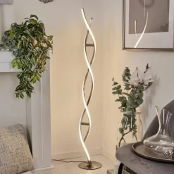Lampadaire Wellington LED Acier inoxydable, 2 lumières