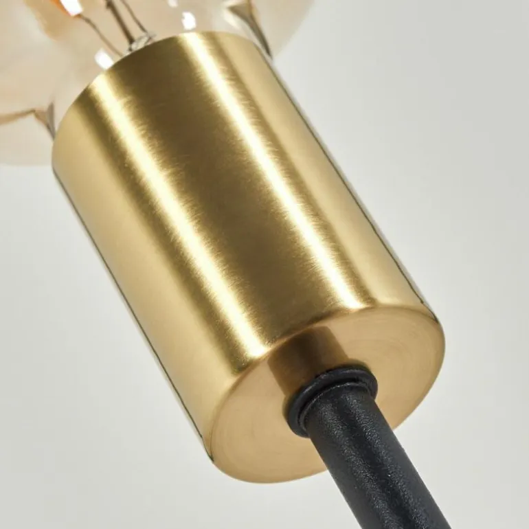 Lampadaire Woden Laiton, Noir, 3 lumières