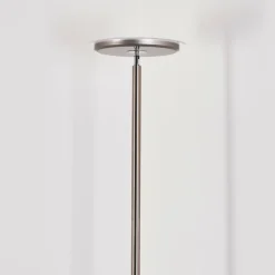 Lampadaire Wonsbek LED Nickel mat, 1 lumière