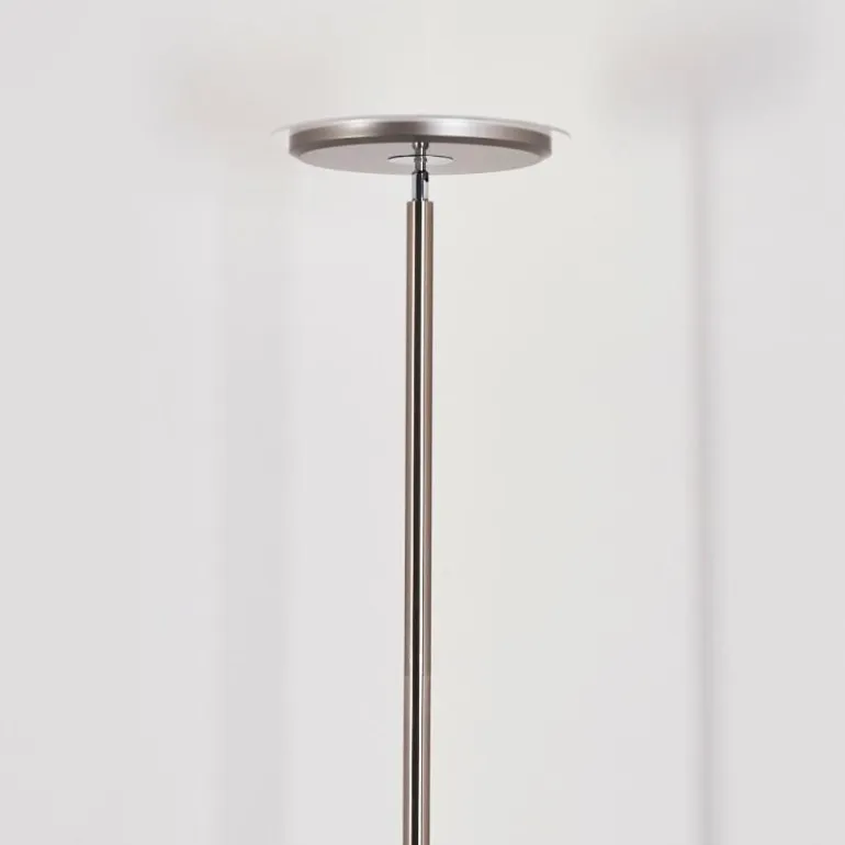 Lampadaire Wonsbek LED Nickel mat, 1 lumière