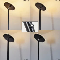 Lampadaire Wonsbek LED Noir, 1 lumière