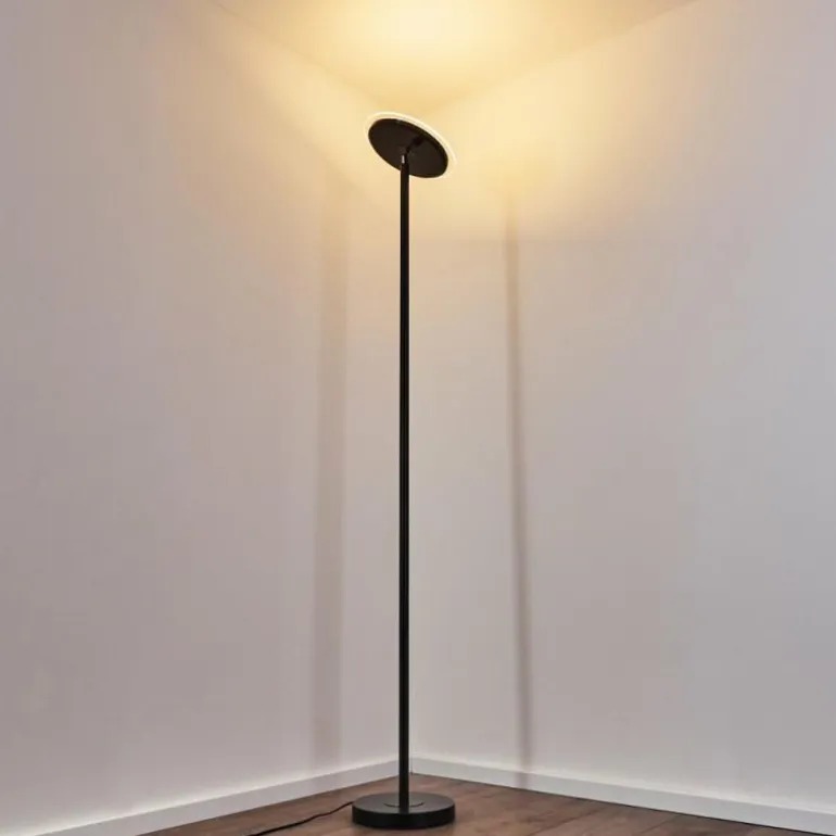Lampadaire Wonsbek LED Noir, 1 lumière