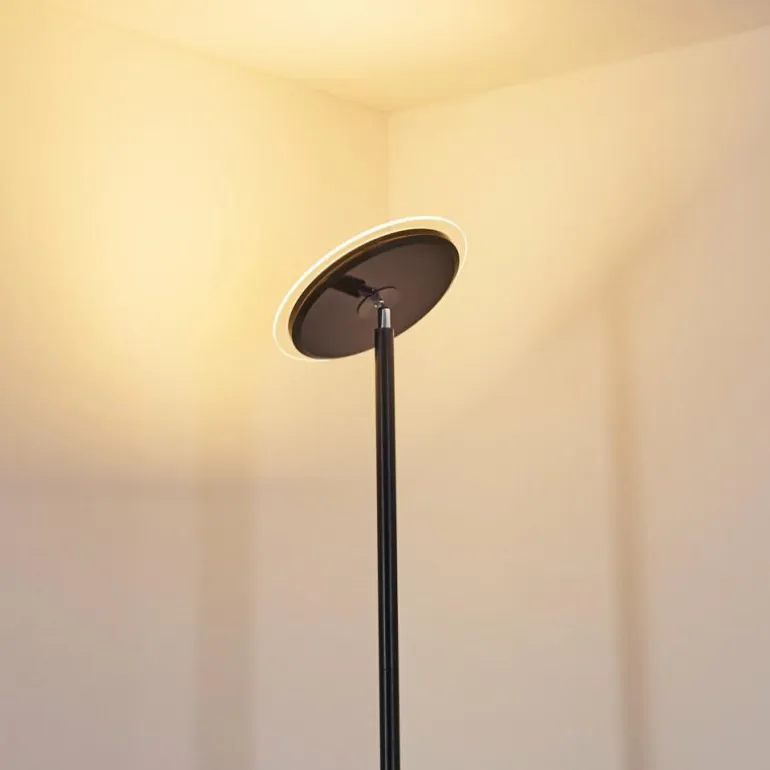 Lampadaire Wonsbek LED Noir, 1 lumière