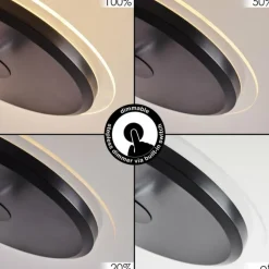 Lampadaire Wonsbek LED Noir, 2 lumières
