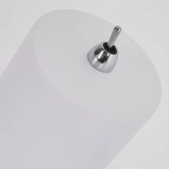 Lampadaire Zuoz Chrome, Blanc, 1 lumière