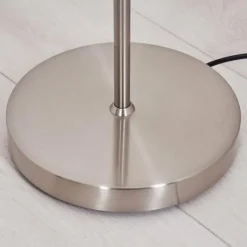 Lampadaire Zuoz Nickel mat, 1 lumière