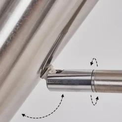Lampadaire Zuoz Nickel mat, 1 lumière