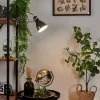 lampe â clipper Brienz Chrome, Noir, 1 lumière