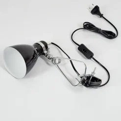 lampe â clipper Brienz Chrome, Noir, 1 lumière
