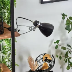 lampe â clipper Brienz Chrome, Noir, 1 lumière
