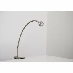 Lampe à pince Globo SERPENT LED Nickel mat, 1 lumière
