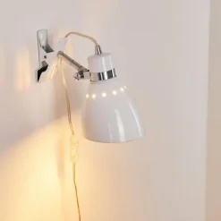 Lampe à pince Stranderott Blanc, 1 lumière