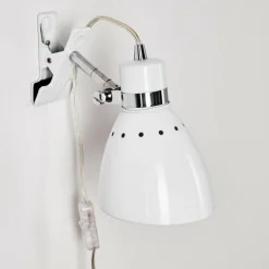 Lampe à pince Stranderott Blanc, 1 lumière