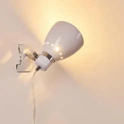 Lampe à pince Stranderott Blanc, 1 lumière