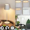 Lampe à poser Allen LED Blanc, 1 lumière