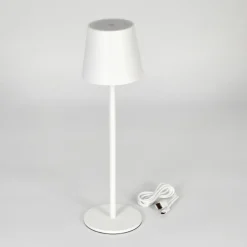 Lampe à poser Allen LED Blanc, 1 lumière