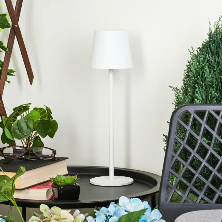 Lampe à poser Allen LED Blanc, 1 lumière