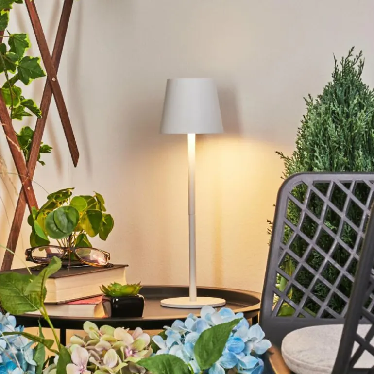 Lampe à poser Allen LED Blanc, 1 lumière