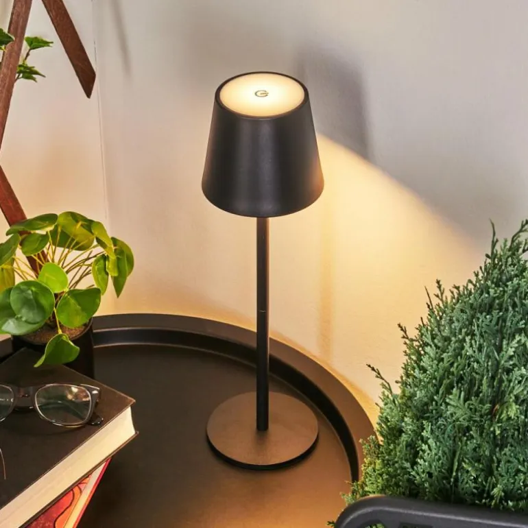 Lampe à poser Allen LED Noir, 1 lumière