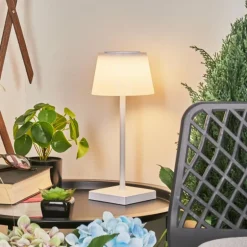Lampe à poser Burzaco LED Blanc, 1 lumière, Changeur de couleurs