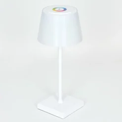 Lampe à poser Burzaco LED Blanc, 1 lumière, Changeur de couleurs