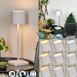 Lampe à poser Cajas LED Blanc, 1 lumière