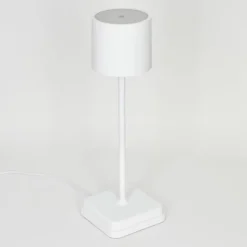 Lampe à poser Cajas LED Blanc, 1 lumière