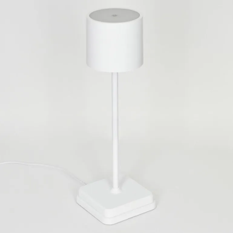 Lampe à poser Cajas LED Blanc, 1 lumière