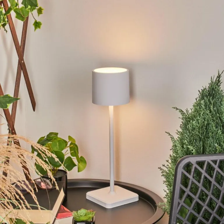 Lampe à poser Cajas LED Blanc, 1 lumière