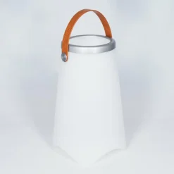 Lampe à poser Chilar LED Brun, Blanc, 1 lumière, Télécommandes, Changeur de couleurs