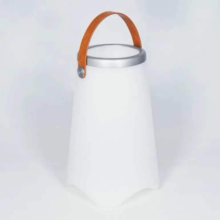 Lampe à poser Chilar LED Brun, Blanc, 1 lumière, Télécommandes, Changeur de couleurs