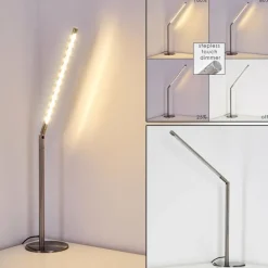 Lampe à poser Deje LED Nickel mat, 1 lumière