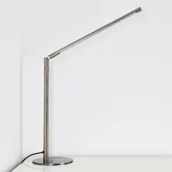 Lampe à poser Deje LED Nickel mat, 1 lumière