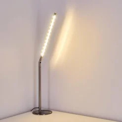 Lampe à poser Deje LED Nickel mat, 1 lumière