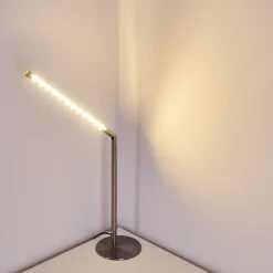 Lampe à poser Deje LED Nickel mat, 1 lumière