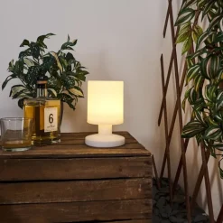 Lampe à poser Dulce LED Blanc, 1 lumière