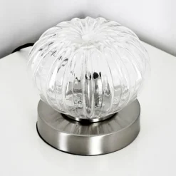 Lampe à poser Edane LED Nickel mat, 1 lumière