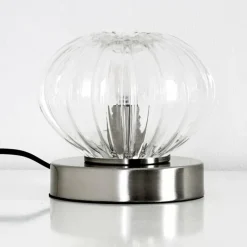 Lampe à poser Edane LED Nickel mat, 1 lumière