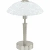 Lampe à poser Eglo SOLO Nickel mat