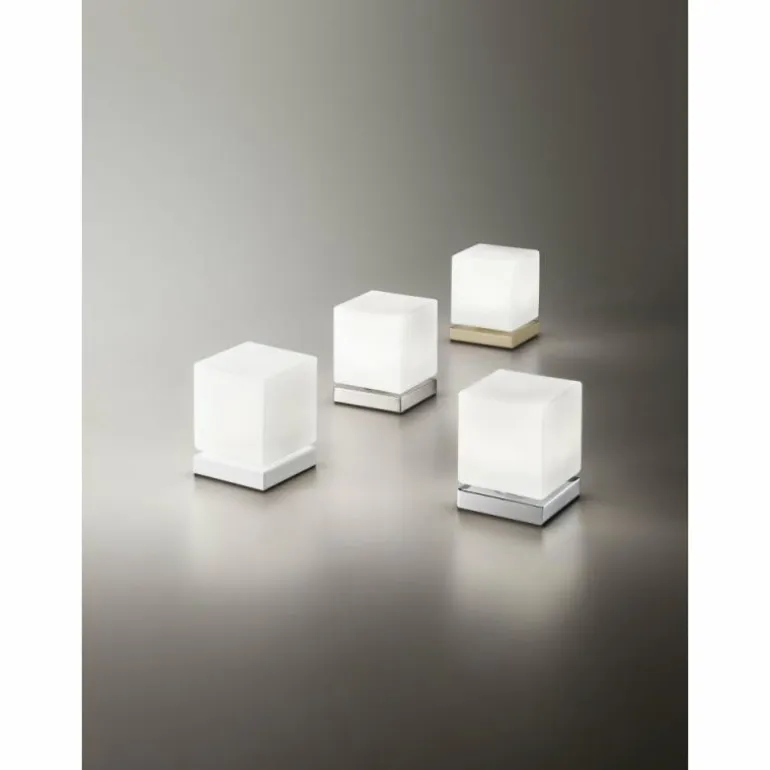 Lampe à poser Fabas Luce Brenta LED Blanc, 1 lumière