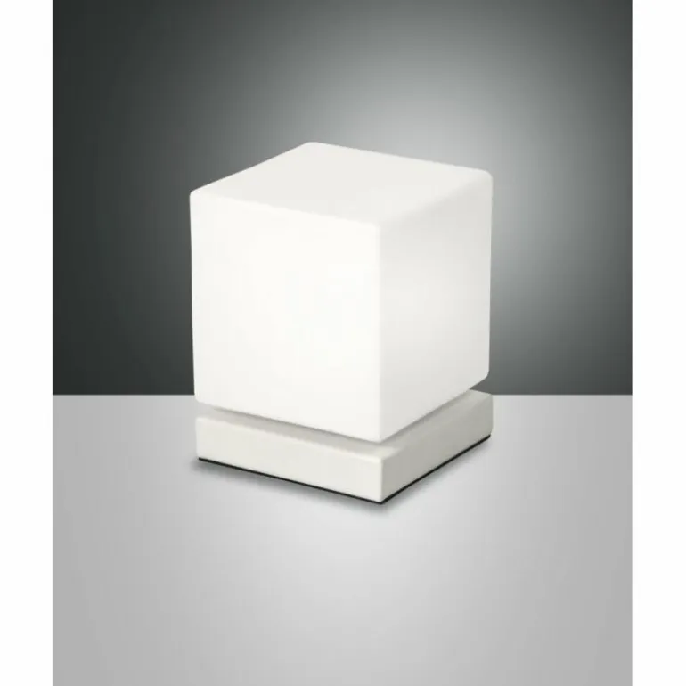 Lampe à poser Fabas Luce Brenta LED Blanc, 1 lumière