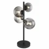Lampe à poser Globo JOGANA LED Noir, 4 lumières