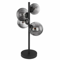 Lampe à poser Globo JOGANA LED Noir, 4 lumières