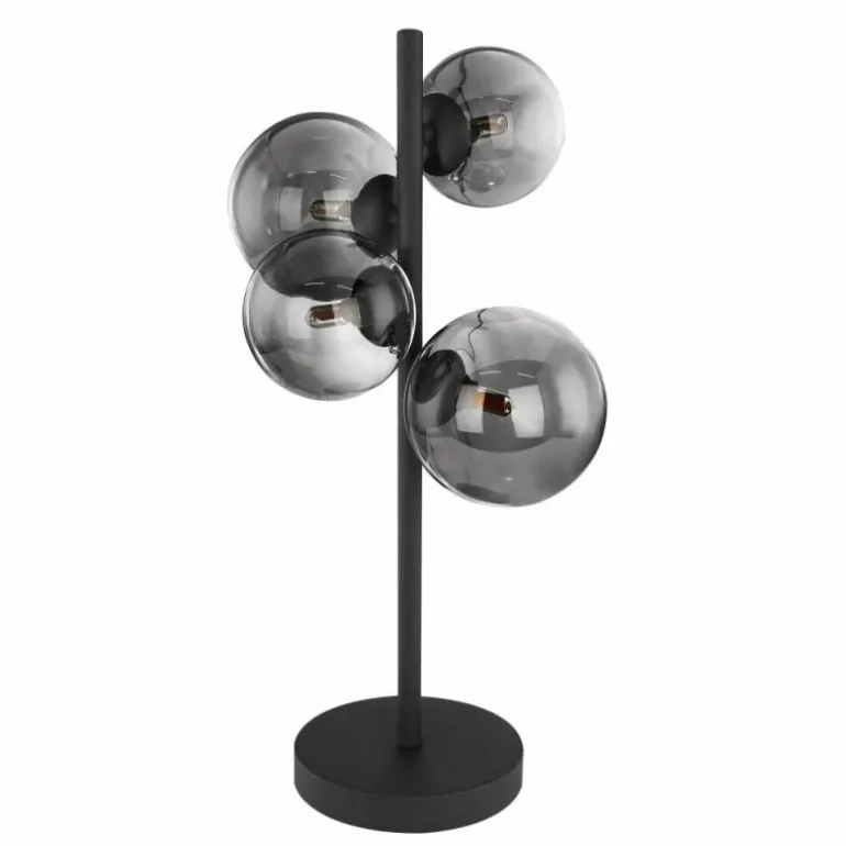 Lampe à poser Globo JOGANA LED Noir, 4 lumières