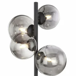 Lampe à poser Globo JOGANA LED Noir, 4 lumières