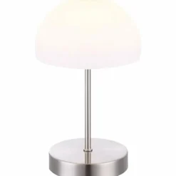Lampe à poser Globo LED Nickel mat, 1 lumière