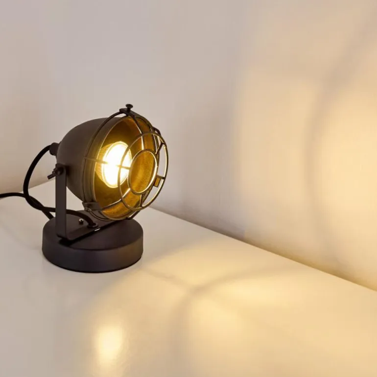 Lampe à poser Glostrup Noir, 1 lumière