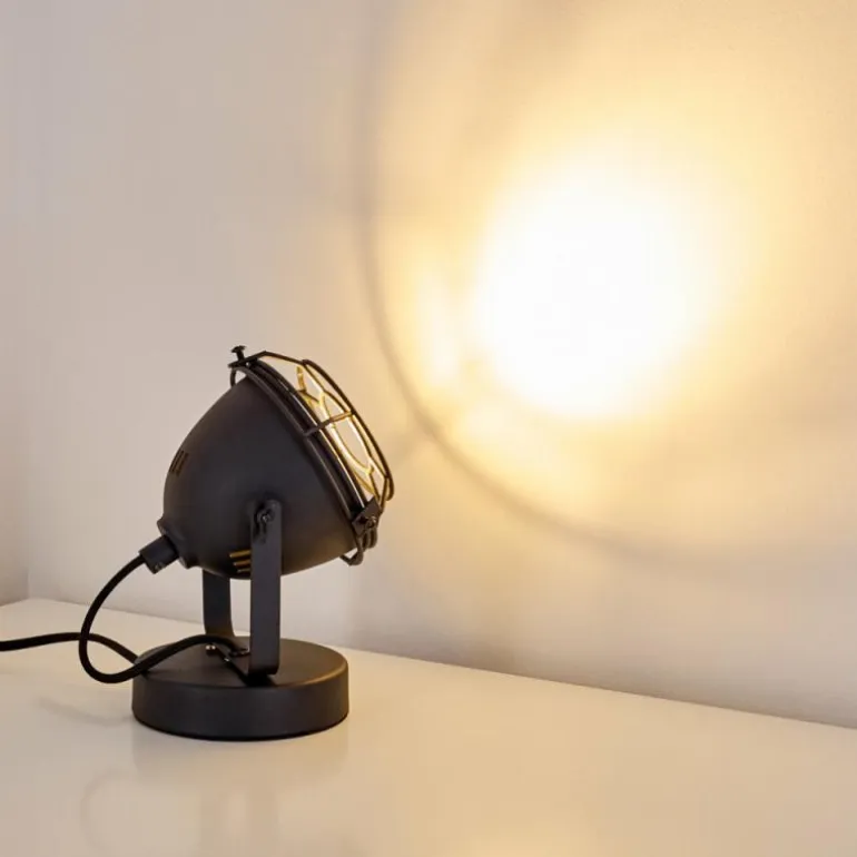 Lampe à poser Glostrup Noir, 1 lumière